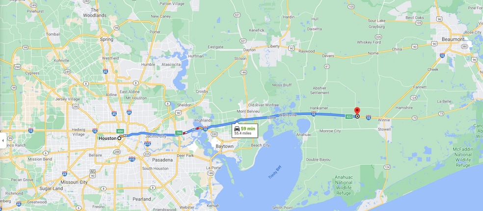 More Photos Of FM 1410 & IH-10, Winnie Land For Sale