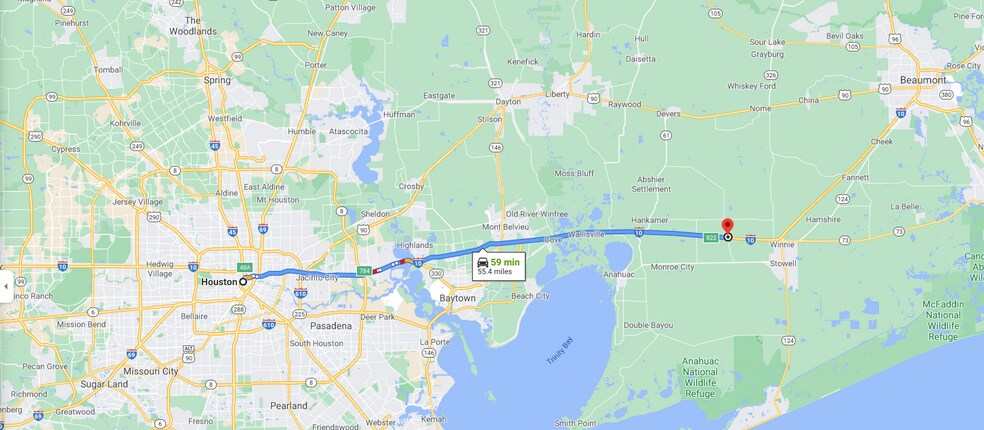 More Photos Of FM 1410 & IH-10, Winnie Land For Sale
