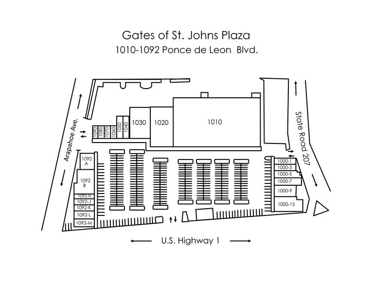 More Photos Of 1010-1092 S Ponce De Leon Blvd, Saint Augustine Unknown For Lease