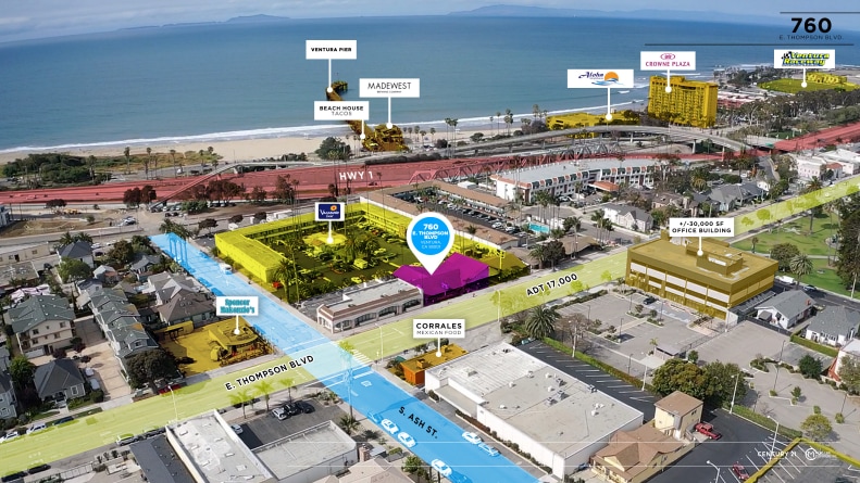 More Photos Of 756 E Thompson Blvd, Ventura Hotel For Lease