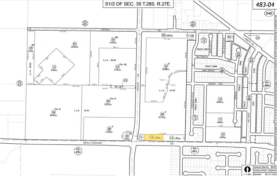 Primary Photo Of Merle Haggard Dr @ Airport, Bakersfield Land For Sale