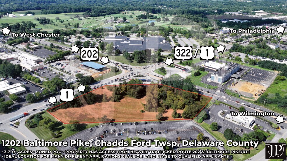 Primary Photo Of 1202 Baltimore pike pike, Chadds Ford Land For Sale