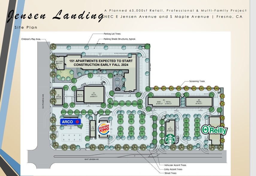 Primary Photo Of E Jensen and S Maple Ave, Fresno Freestanding For Lease