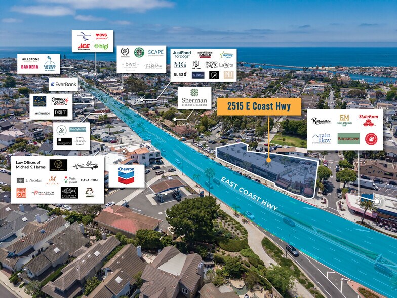 More Photos Of 2515 E Coast Hwy, Corona Del Mar Storefront Retail Office For Sale