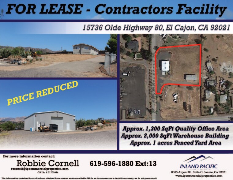 More Photos Of 15736 Olde Highway 80, El Cajon Contractor Storage Yard For Lease