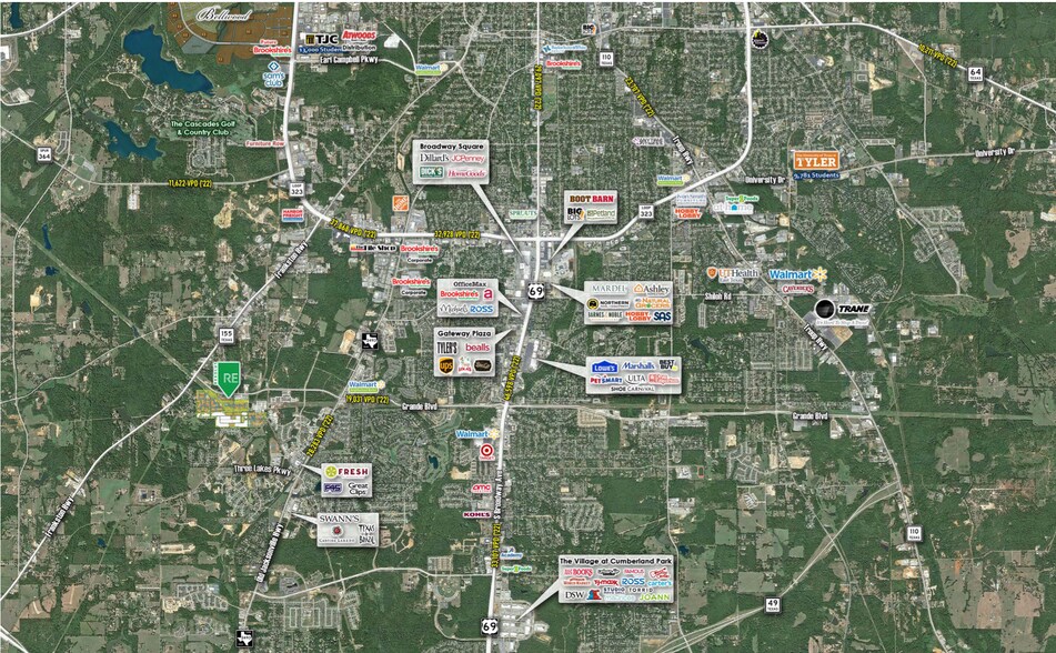 More Photos Of 3556 Grande, Tyler General Retail For Lease