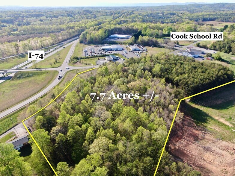 More Photos Of Cook School Road Rd @ US Hwy 52, Pilot Mountain Land For Sale