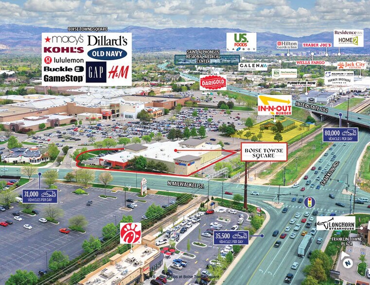 More Photos Of 104-134 N Milwaukee St, Boise General Retail For Sale