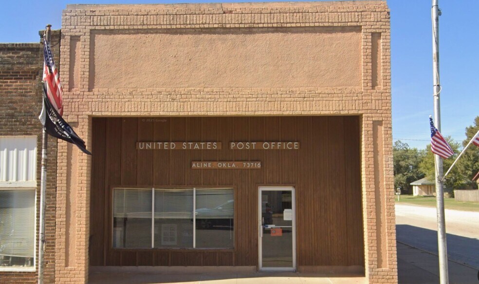 Primary Photo Of 104 N Main St, Aline Post Office For Sale