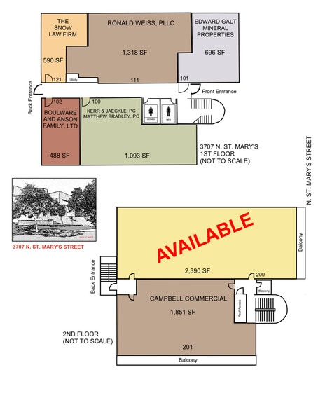 More Photos Of 3707 N Saint Marys St, San Antonio Office For Lease