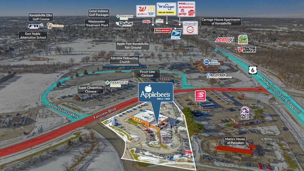 More Photos Of 602 Fairview Blvd, Kendallville Restaurant For Sale