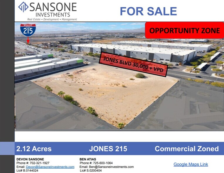 Primary Photo Of JONES AND TECO, Las Vegas Land For Sale