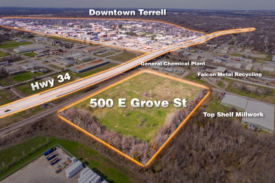 Primary Photo Of 500 E Grove St, Terrell Land For Sale