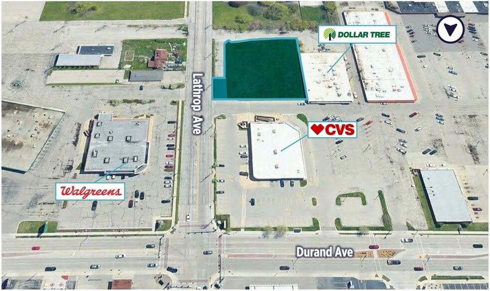 Primary Photo Of 3915 Durand Ave, Racine Land For Sale