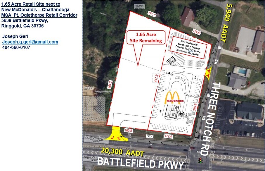 More Photos Of 5639 Battlefield Pky, Ringgold Land For Sale