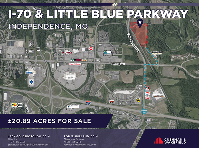 Primary Photo Of I-70 & Little Blue Pky, Independence Land For Sale