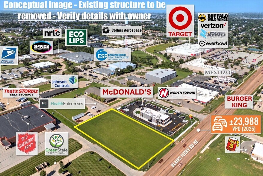 More Photos Of 1350 Blairs Ferry Rd NE, Cedar Rapids Land For Lease