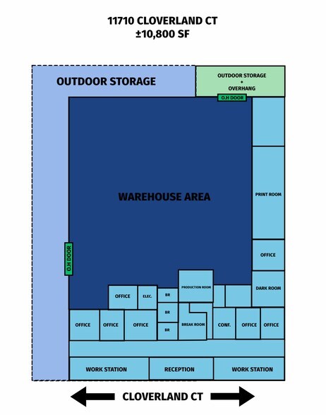 More Photos Of 11710 Cloverland Ave, Baton Rouge Warehouse For Lease