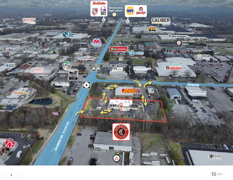 More Photos Of 2009 Columbia Ave, Franklin Fast Food For Sale