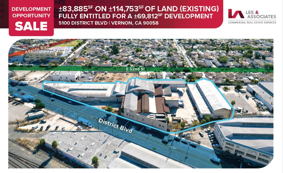 Primary Photo Of 5100 District Blvd, Vernon Manufacturing For Sale