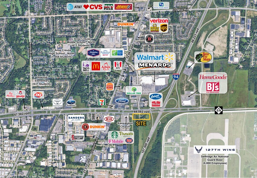 More Photos Of 25210 William P Rosso Hwy, Harrison Township General Retail For Lease