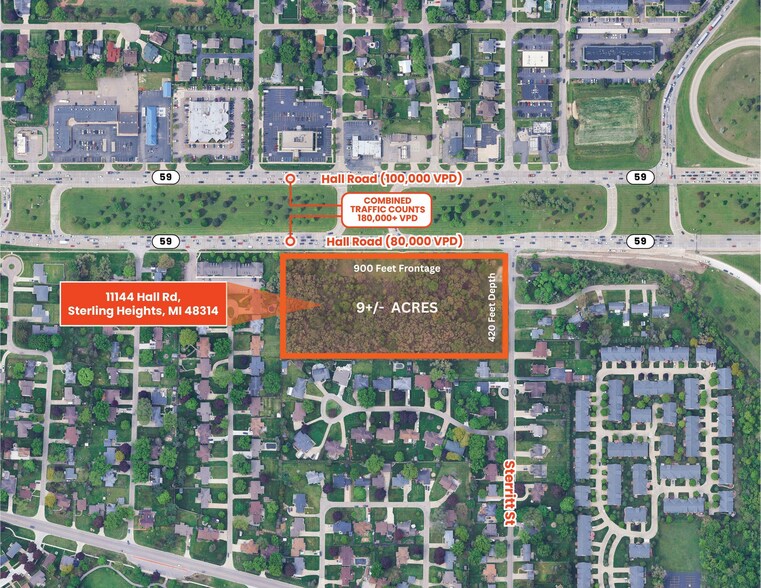 Primary Photo Of M-59, Sterling Heights Land For Sale