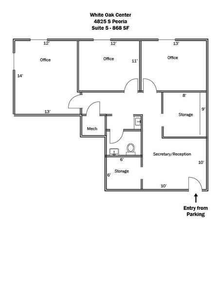 More Photos Of 4821-4825 S Peoria Ave, Tulsa Medical For Lease