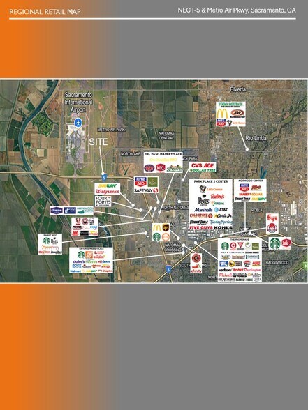 More Photos Of Metro Air Parkway at I-5 Pky @ Meister, Sacramento Land For Lease