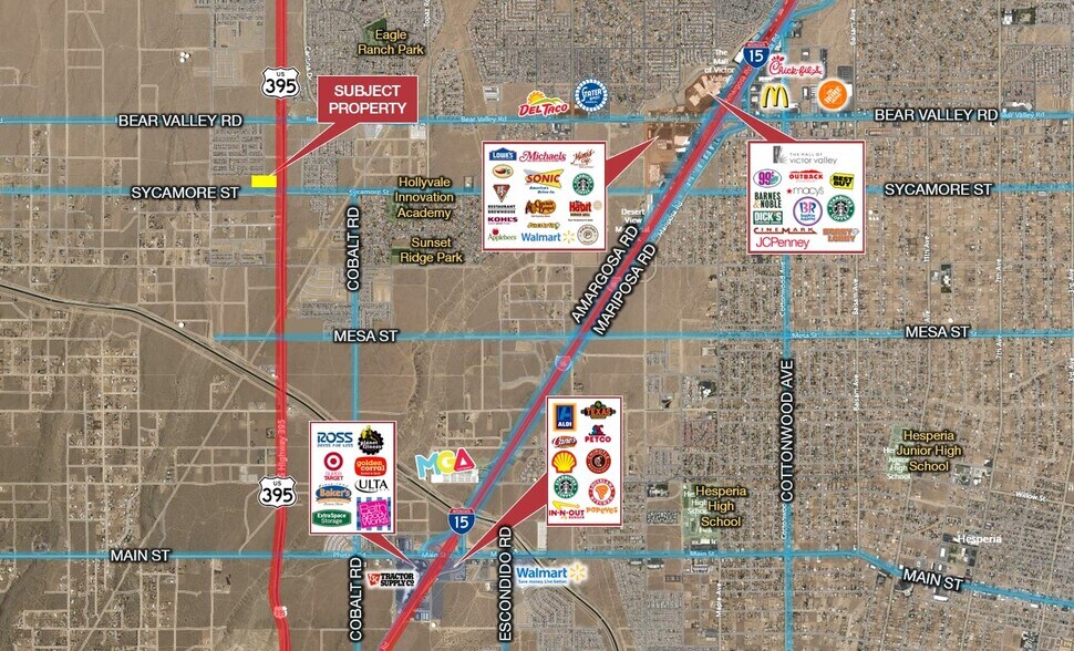 Primary Photo Of Hwy 395 & Sycamore St, Victorville Land For Sale