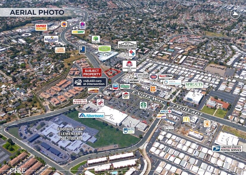 More Photos Of 1037 E Bobier Dr, Vista Fast Food For Lease