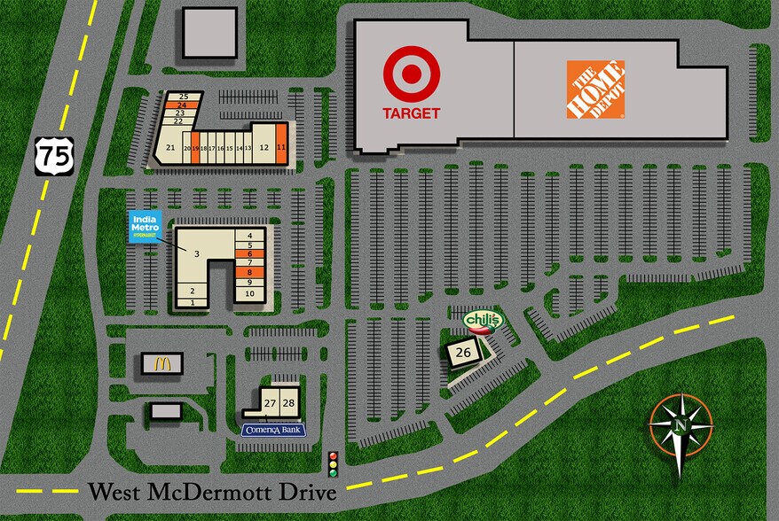 More Photos Of 204-210 Central Expy, Allen General Retail For Lease