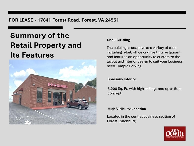 More Photos Of 17841 Forest Rd, Forest Storefront For Lease