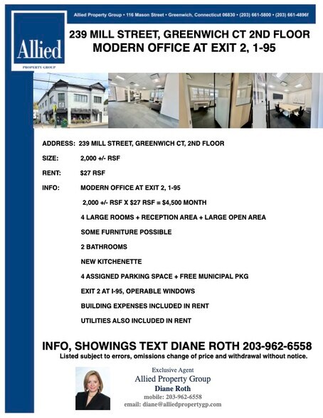 More Photos Of 239 Mill St, Greenwich Office For Lease