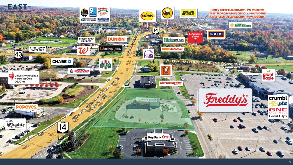 More Photos Of 1240 OH-303, Streetsboro Fast Food For Lease