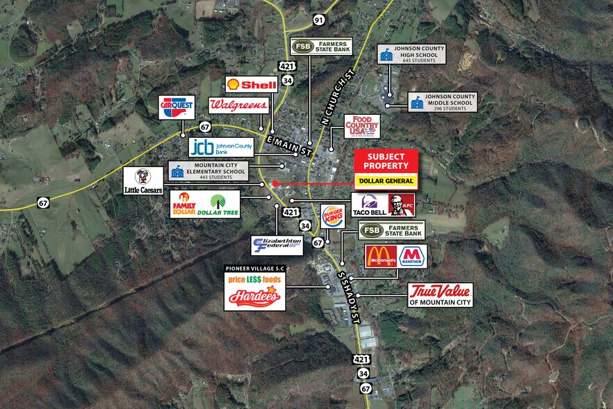 More Photos Of 333 S Shady St, Mountain City Freestanding For Sale