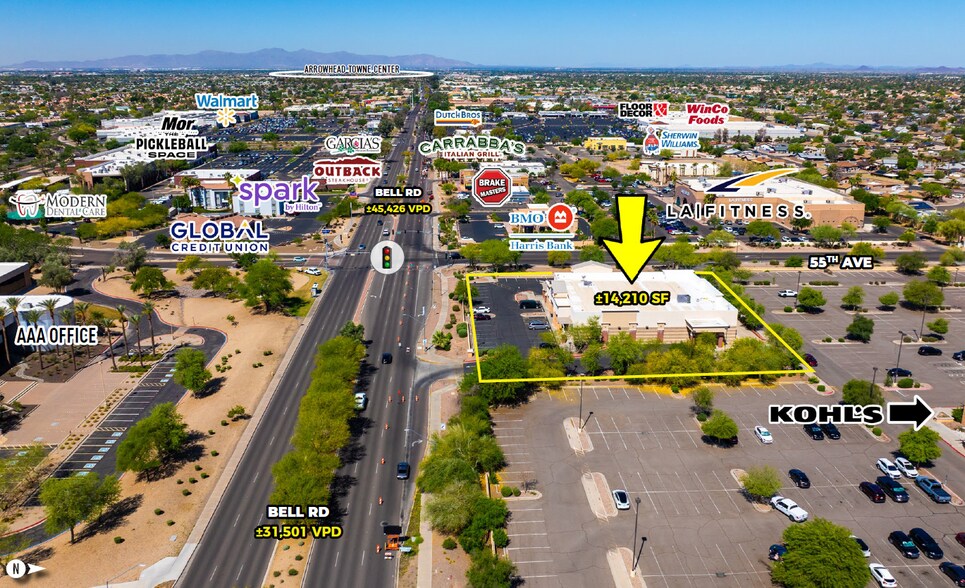 More Photos Of 5490 W Bell Rd, Glendale Freestanding For Lease