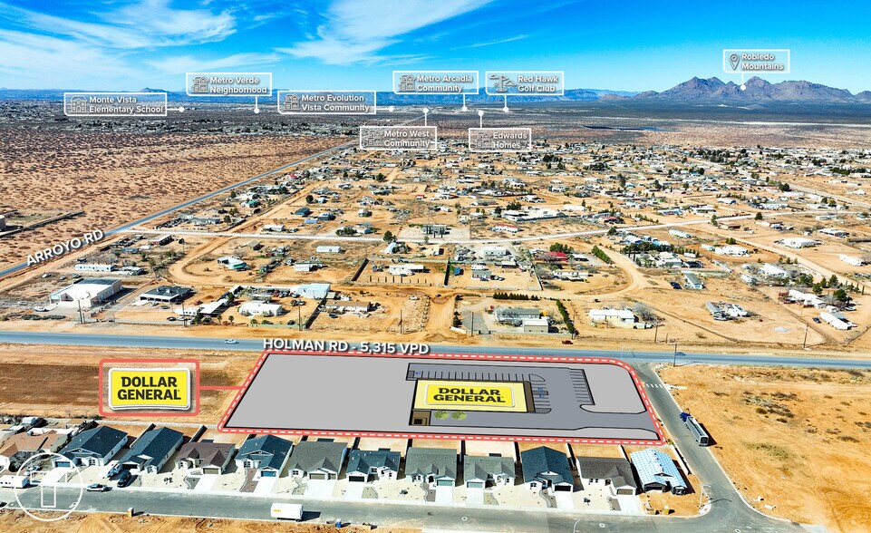 More Photos Of TBD SEQ Holman Road and Arroyo, Las Cruces General Retail For Sale