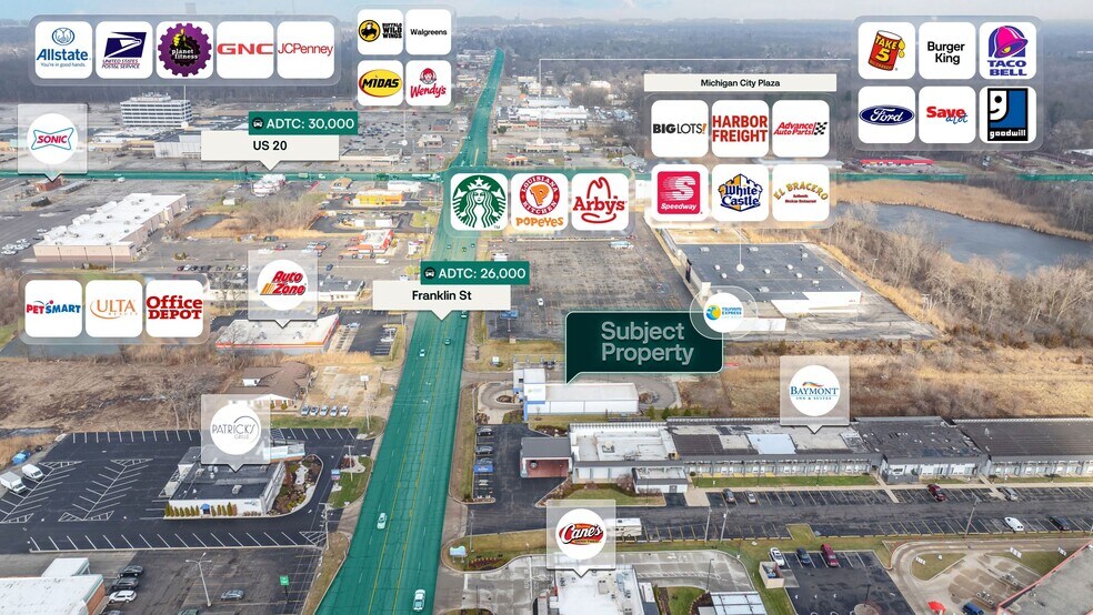 More Photos Of 4120 Franklin St, Michigan City General Retail For Sale