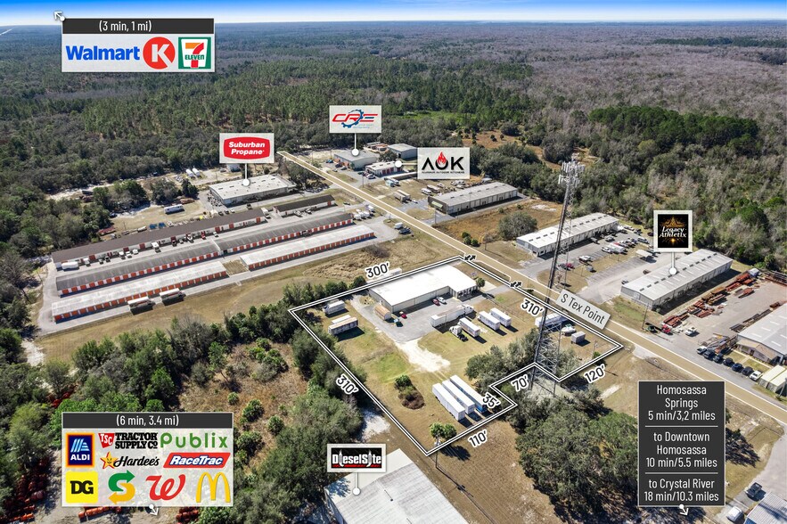 More Photos Of 6331 S Tex Pt, Homosassa Warehouse For Lease