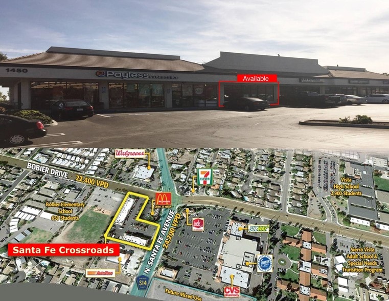 More Photos Of 1450-1470 N Santa Fe Ave, Vista Unknown For Lease