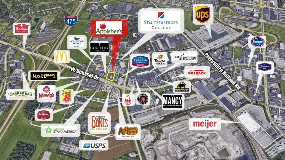 More Photos Of 531 W Dussel Dr, Maumee Restaurant For Sale