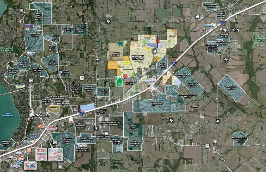 More Photos Of NWQ OF HWY 66 & BEN PAYNE ROAD, Fate General Retail For Lease