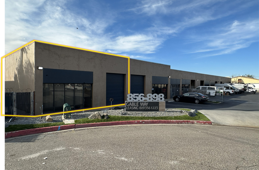 Primary Photo Of 856-898 Gable Way, El Cajon Manufacturing For Lease