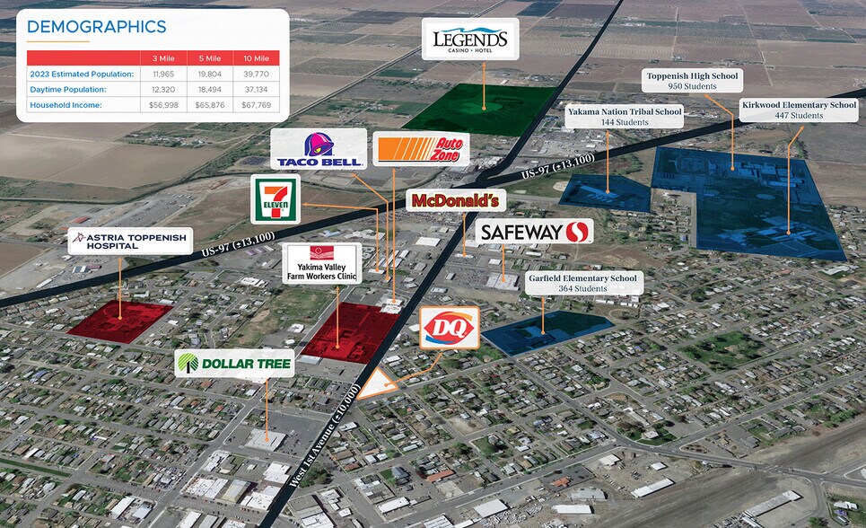 More Photos Of 401 W 1st Ave, Toppenish Freestanding For Sale