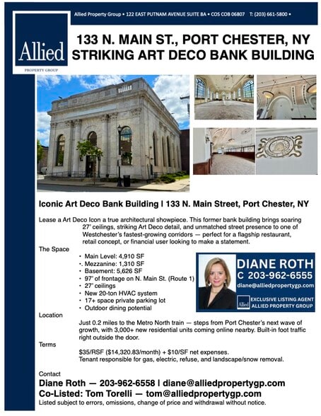 More Photos Of 133 N Main St, Port Chester Freestanding For Lease