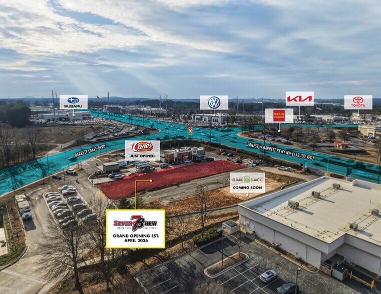 More Photos Of 853 Ernest W Barrett Pky NW, Kennesaw Fast Food For Sale