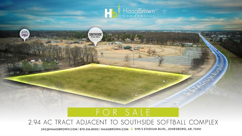 Primary Photo Of 5195 Stadium Blvd, Jonesboro Land For Sale