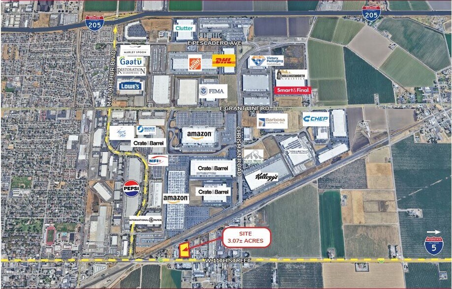 Primary Photo Of 8025 W 11th St, Tracy Land For Sale