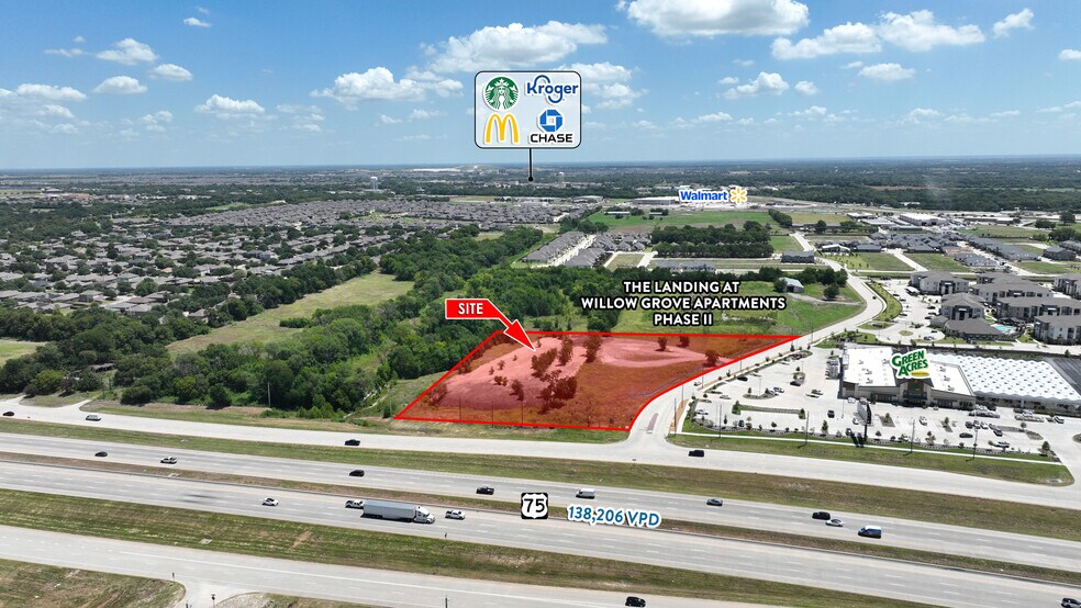 More Photos Of NEC Willow Grove Way & Hwy 75, Melissa Land For Lease