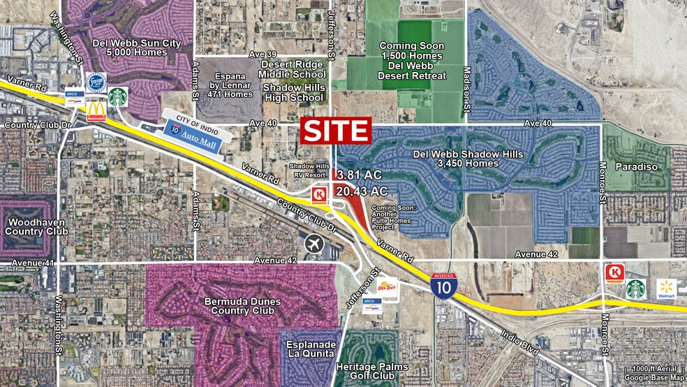 Primary Photo Of Jefferson St & I-10 Offramp, Indio Land For Sale
